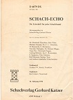 SCHACH ECHO / 1978 vol 36, Index